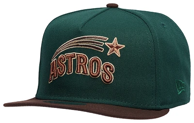 New Era Mens New Era Astros 9Fifty All-Star Cap - Mens Dark Green/Burnt Wood Size One Size