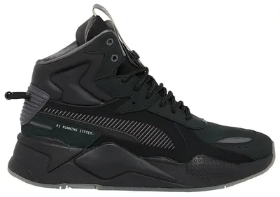 PUMA Mens PUMA RS-X Mid - Mens Basketball Shoes Grey/Black Size 07.5