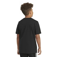 adidas Boys Lil Stripe NFT T-Shirt - Boys' Grade School Multi/Black