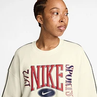 Nike Haut à col ras du cou en molleton Street - Pour femmes