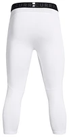 Under Armour Mens Under Armour Curry 3/4 Comp Leggings - Mens White/White/Black Size XXL