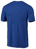 Fanatics Mens Fanatics Brewers Weathered Official Logo T-Shirt - Mens Heather Blue Size S