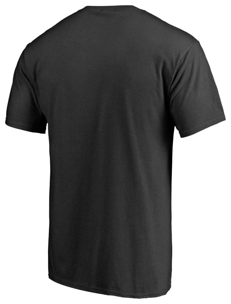 Fanatics Mens Fanatics Orioles Logo Lockup T-Shirt - Mens Black/Black Size XL