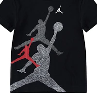 Jordan Boys Gradient Stacked Jumpman Short Sleeve T-Shirt