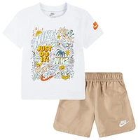 Nike Boys NSW Doodlevision Set - Boys' Toddler Brown/Brown