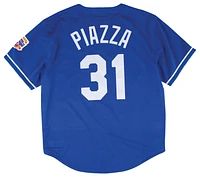 Mitchell & Ness Mens Mike Piazza Dodgers BP Jersey - Blue
