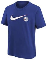 Nike 76Ers Essential Swoosh S/S T-Shirt - Boys' Grade School