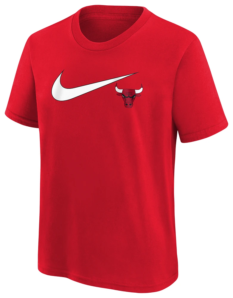 Nike Bulls Essential Swoosh S/S T-Shirt - Boys' Grade School