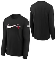 Nike Bulls Essential Swoosh L/S T-Shirt - Boys' Grade School