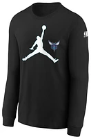 Jordan Hornets Essential Swoosh L/S T-Shirt - Boys' Grade School