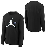 Jordan Hornets Essential Swoosh L/S T-Shirt - Boys' Grade School