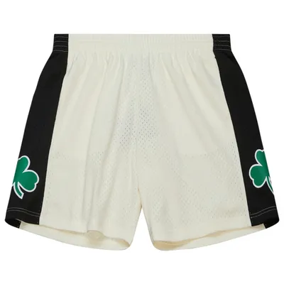 Mitchell & Ness Celtics Cream Shorts