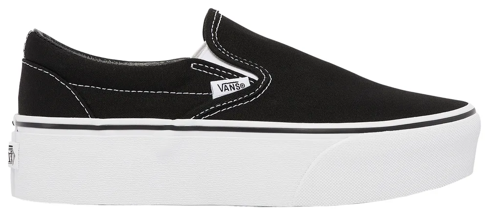 Vans Womens Vans Classic Slip on Stackform - Womens Shoes Black/White Size 06.0