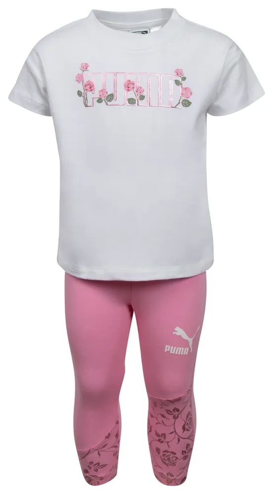 PUMA 2 Piece Jersey T-Shirt & Leggings Set
