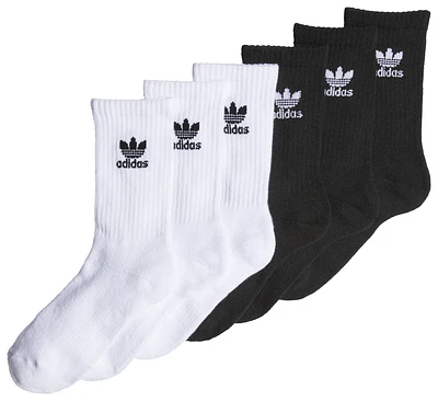 adidas Originals Trefoil 6-Pack Crew Socks  - Boys' Grade School