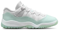 Jordan Girls Retro 11 Low - Girls' Preschool Shoes White/Igloo