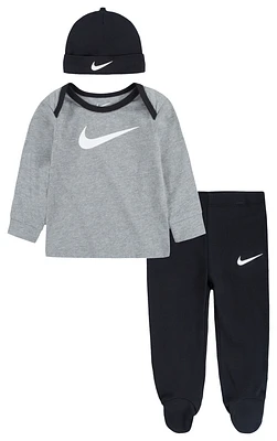 Nike 3 Piece Swoosh Ribbed Pants Set  - Girls' Infant
