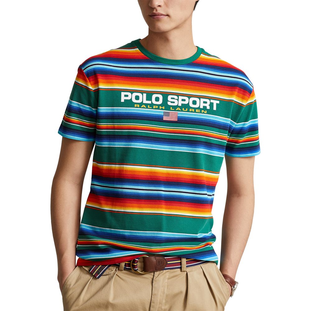 Polo Ralph Lauren Stripe Forest T-Shirt - Men's