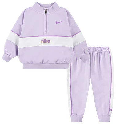 Nike Ensemble avec pantalon à glissière 1/4 E1D1 - Filles, maternelle