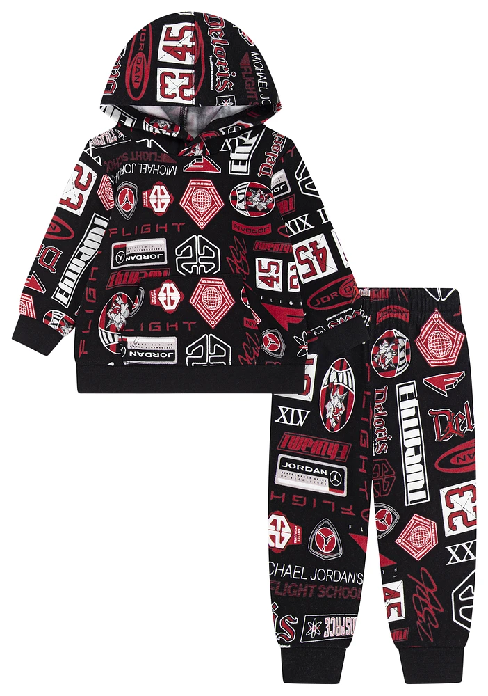 Jordan Brooklyn AOP Fleece Pullover Set  - Boys' Preschool