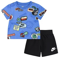 Nike AOP Futura Shorts Set  - Boys' Preschool