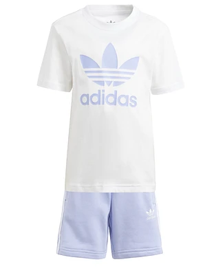 adidas Originals Ensemble avec short et t-shirt - Filles, maternelle