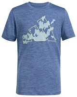 adidas Camo Logo Melange T-Shirt - Boys' Grade School