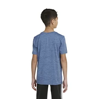 adidas Camo Logo Melange T-Shirt - Boys' Grade School