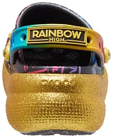 Crocs Boys Rainbow High Cutie Clogs - Boys' Grade School Shoes Multi/Black/Gold