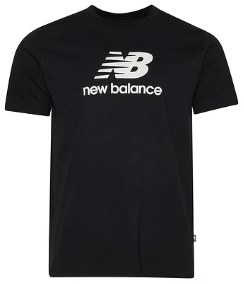 New Balance Mens Essential Stacked Logo T-Shirt