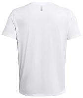 Under Armour Mens Under Armour Launch Short Sleeve T-Shirt - Mens White/White Size XL