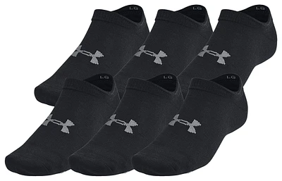 Under Armour Essential 6 Pack No Show Socks - Men's