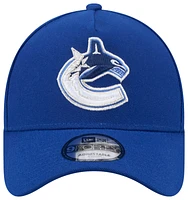 New Era Vancouver Canucks New Era Canucks 9Forty A-Frame Primary Cap - Adult Blue/White