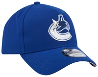 New Era Vancouver Canucks New Era Canucks 9Forty A-Frame Primary Cap - Adult Blue/White