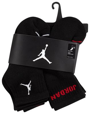 Jordan 6 Pack Ankle Socks  - Boys' Grade School