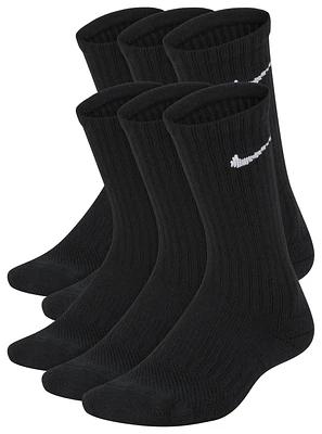 Nike 6 Pack Crew Socks  - Boys' Grade School