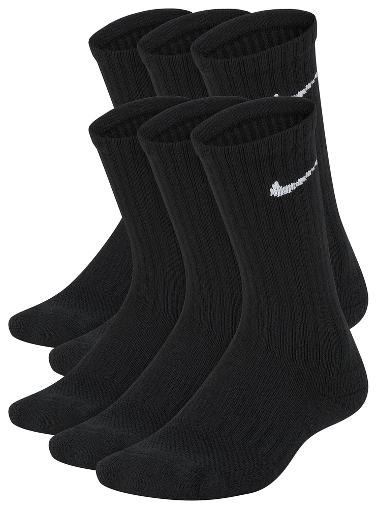 Nike 6 Pack Cushioned Crew Socks  - Boys' Grade School