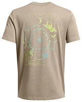 Under Armour Mens Dusk to Dawn Swirl T-Shirt - Taupe