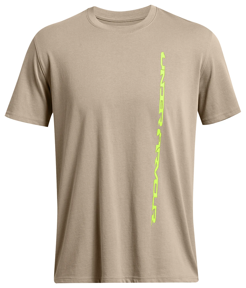 Under Armour Mens Under Armour Dusk to Dawn Swirl T-Shirt - Mens Taupe Size L