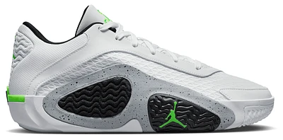 Jordan Mens Tatum 2 - Basketball Shoes White/Green/Grey