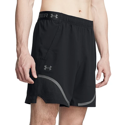 Under Armour Mens Vanish Woven 6In Graphic Shorts - Castlerock/Castlerock/Black