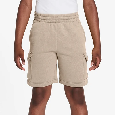 Nike NSW Club Fleece Cargo Shorts  - Boys' Grade School