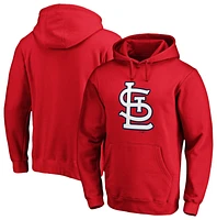 Fanatics Mens Rockies Official Logo Pullover Hoodie - Red