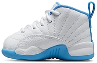 Jordan Boys Retro 12 - Boys' Toddler Basketball Shoes White/University Blue