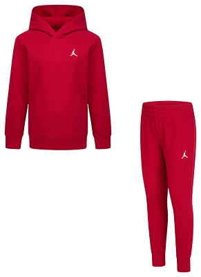 Jordan Boys Brooklyn Fleece Pullover Set - Boys' Preschool Gym Red/Red