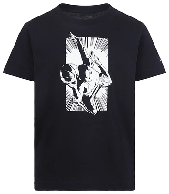Jordan Boys Burst Short Sleeve T-Shirt - Boys' Preschool White/Black