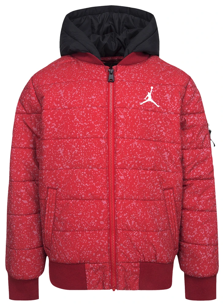 Jordan Hooded Padded Bomber Jacket  - Boys' Preschool