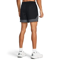 Under Armour Mens Icon Mesh Elev Short - Black/White