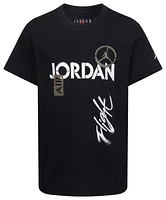 Jordan Boys Jordan AJ4 Flight Fleet Short Sleeve T-Shirt - Boys' Preschool Black Size 4