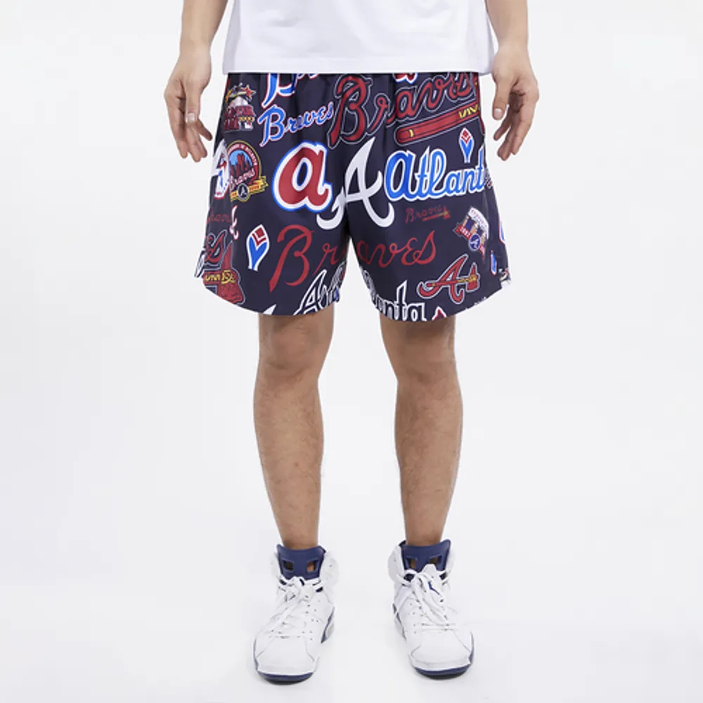 Men's Atlanta Braves Pro Standard White Team Logo Shorts